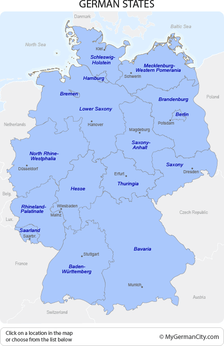 German Provinces Map Seven Maps That Explain The German State Of 